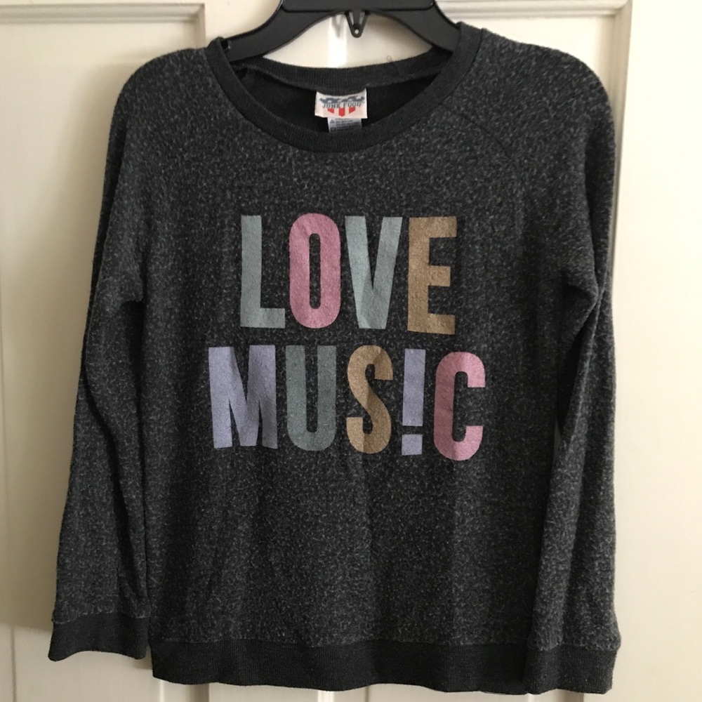 Junk Food sweatshirt (girls size 8 M)